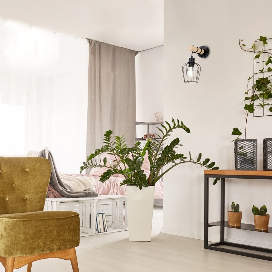 Rabalux - Φωτιστικό τοίχου 1xE27/40W/230V Καουτσουκόδεντρο