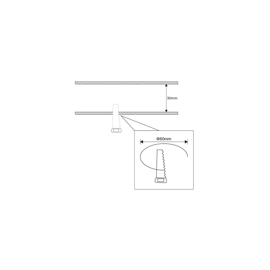 Rabalux - LED Οροφωτιστικό Μπάνιου LED/3W/230V IP44 λευκό