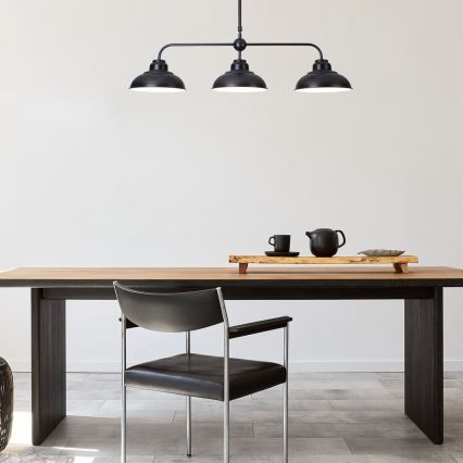 Rabalux - Κρεμαστό φωτιστικό οροφής τρίφωτο 3xE27/60W/230V