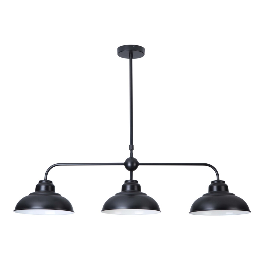 Rabalux - Κρεμαστό φωτιστικό οροφής τρίφωτο 3xE27/60W/230V