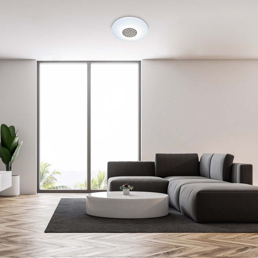 Rabalux - LED RGB dimmable φωτιστικό οροφής LED/24W/230V 3000-6500K Wi-Fi Tuya διάμετρος 39,5 cm + τηλεχειριστήριο