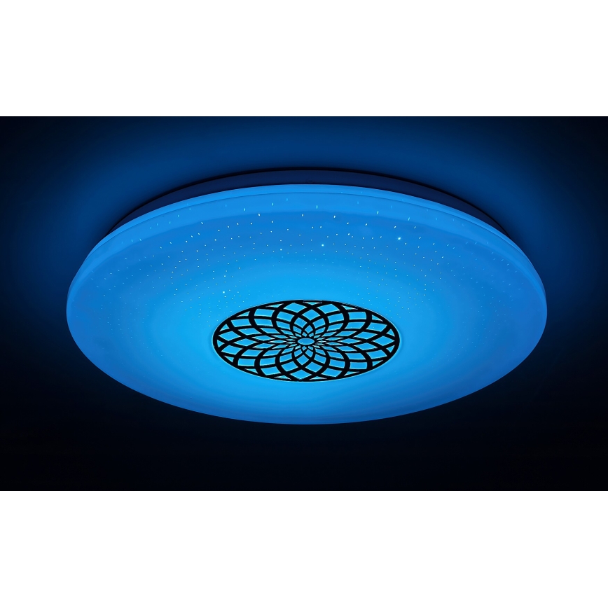 Rabalux - LED RGB dimmable φωτιστικό οροφής LED/24W/230V 3000-6500K Wi-Fi Tuya διάμετρος 39,5 cm + τηλεχειριστήριο