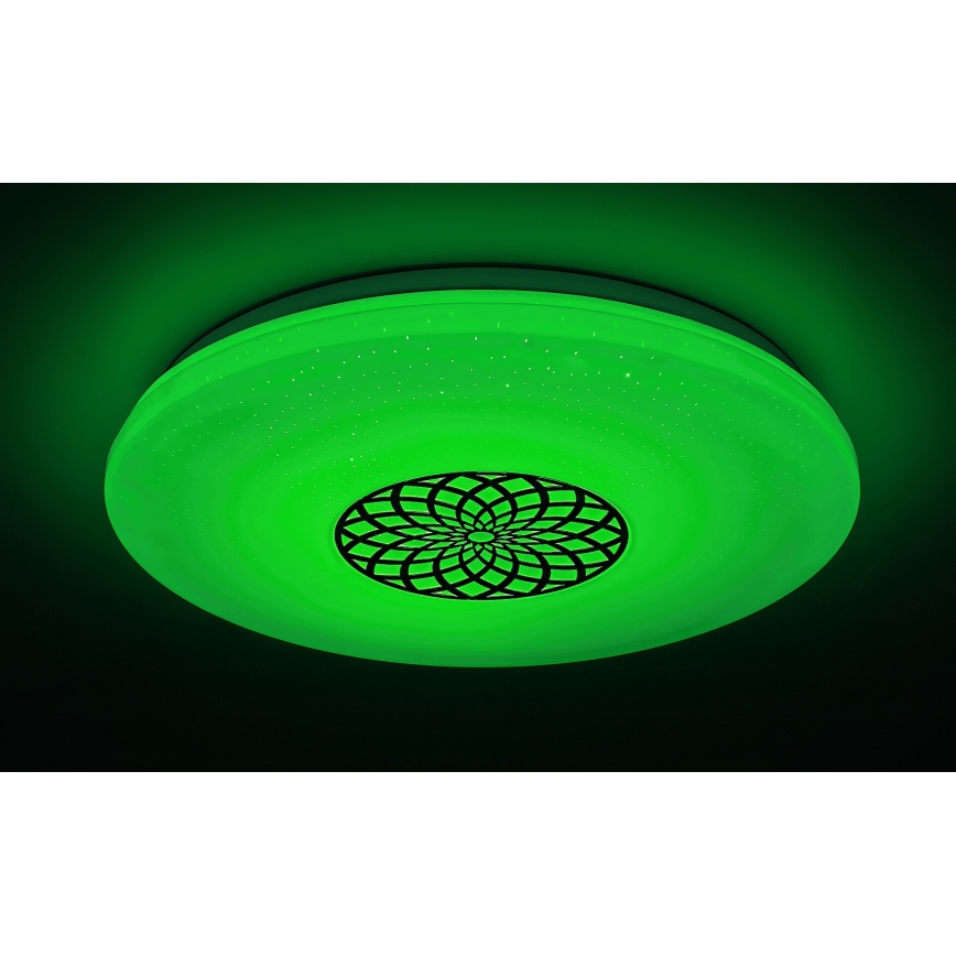Rabalux - LED RGB dimmable φωτιστικό οροφής LED/24W/230V 3000-6500K Wi-Fi Tuya διάμετρος 39,5 cm + τηλεχειριστήριο
