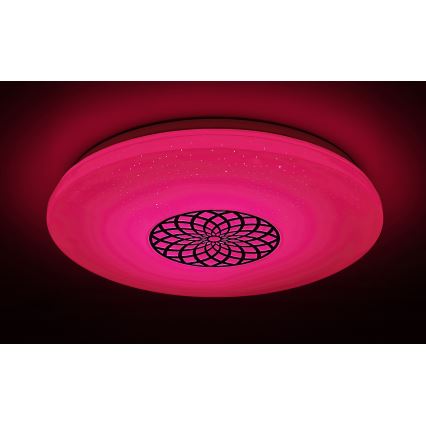 Rabalux - LED RGB dimmable φωτιστικό οροφής LED/24W/230V 3000-6500K Wi-Fi Tuya διάμετρος 39,5 cm + τηλεχειριστήριο