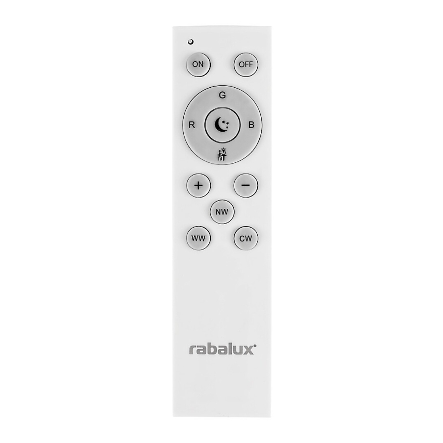 Rabalux - LED RGB dimmable φωτιστικό οροφής LED/24W/230V 3000-6500K Wi-Fi Tuya διάμετρος 39,5 cm + τηλεχειριστήριο