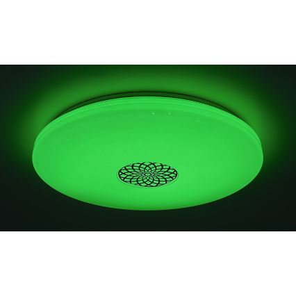 Rabalux - LED RGB dimmable φωτιστικό οροφής LED/40W/230V 3000-6500K Wi-Fi Tuya διάμετρος 60 cm + τηλεχειριστήριο
