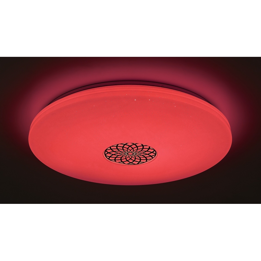 Rabalux - LED RGB Ρυθμιζόμενο φωτιστικό οροφής LED/40W/230V 3000-6500K Wi-Fi Tuya διάμ. 60 εκ. + τηλεχειριστήριο