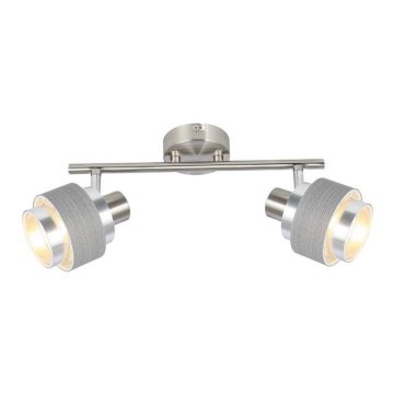 Rabalux 5380 - Φωτιστικό σποτ BASIL 2xE14/40W/230V
