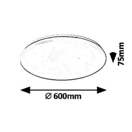 Φως οροφής dimmer LED LED/60W/230V