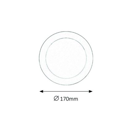 Rabalux - Κρεμαστό φως οροφής μπάνιου LED LED/12W/230V 4000K IP44