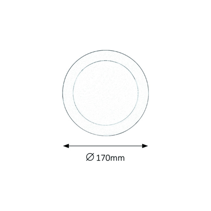 Rabalux - Κρεμαστό φως οροφής μπάνιου LED LED/12W/230V 4000K IP44