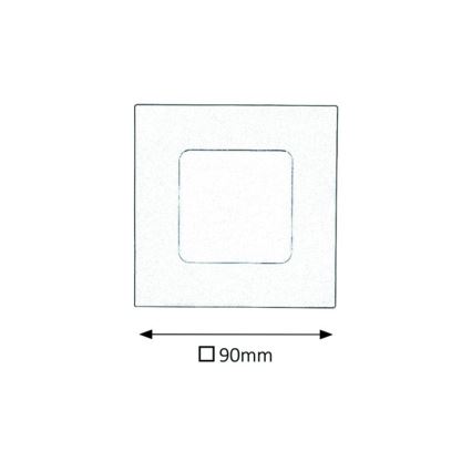 Rabalux - Κρεμαστό φως οροφής μπάνιου LED LED/3W/230V 3000K IP44