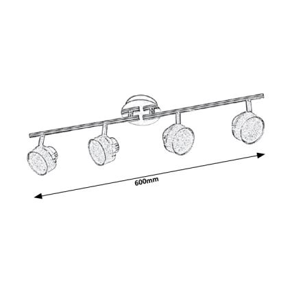 Rabalux - Φως σποτ οροφής LED 4xLED/5W/230V