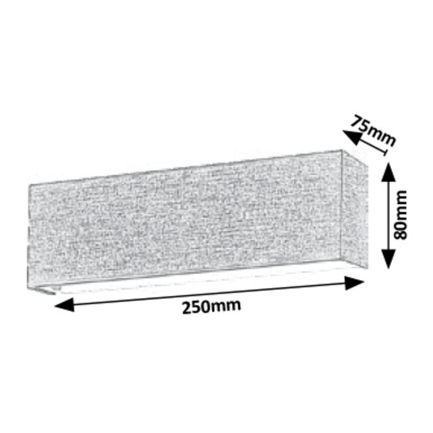 Rabalux - Φως τοίχου LED LED/6W/230V