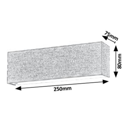 Rabalux - Φως τοίχου LED LED/6W/230V