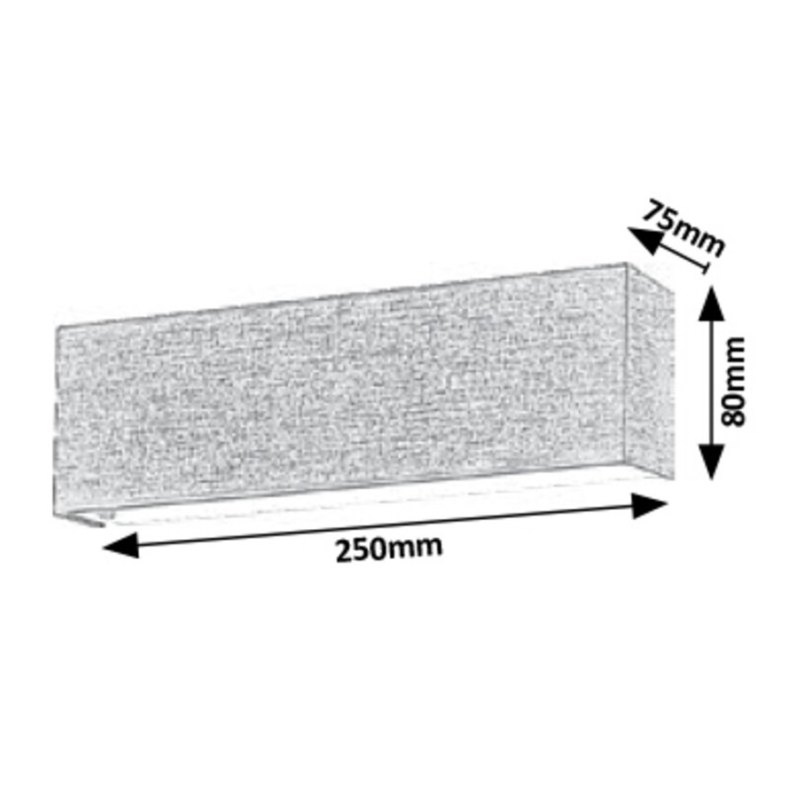 Rabalux - Φως τοίχου LED LED/6W/230V