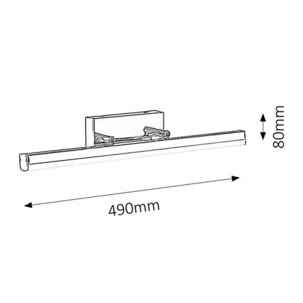 Rabalux - Φως μπάνιου LED/12W/230V IP44