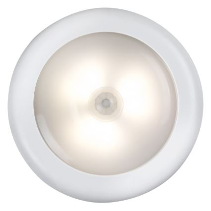 Rabalux - Φωτάκι νυκτός LED με αισθητήρα LED/0,5W/3xAAA 4000K