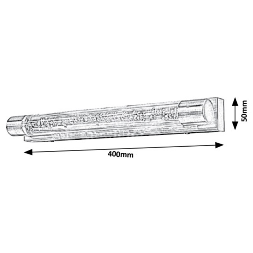 Rabalux - Φως τοίχου μπάνιου LED 2xLED/5W/230V IP44