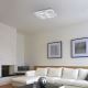 Rabalux - Φως οροφής dimmer LED με τηλεχειριστήριο LED/56W/230V
