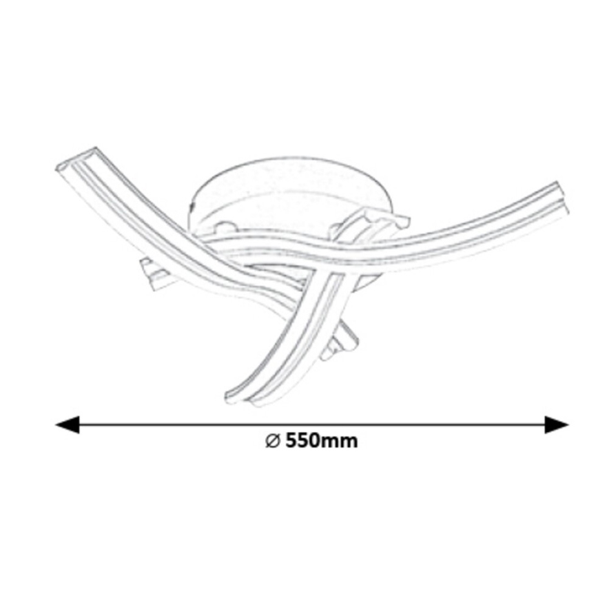 Rabalux - Φως οροφής LED LED/40W/230V