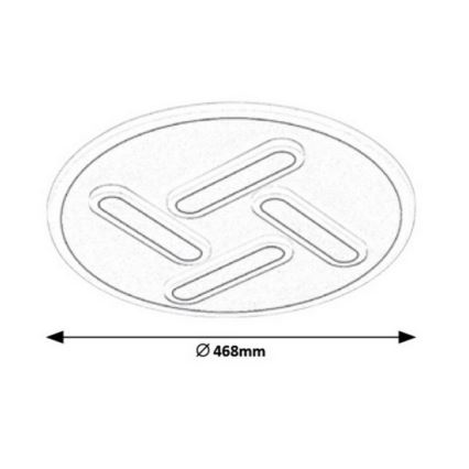 Rabalux - LED Dimmable φωτιστικό οροφής LED/36W/230V διάμετρος 46,8 cm