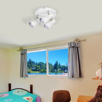 Rabalux - Φωτιστικό σποτ 3xE27/20W/230V