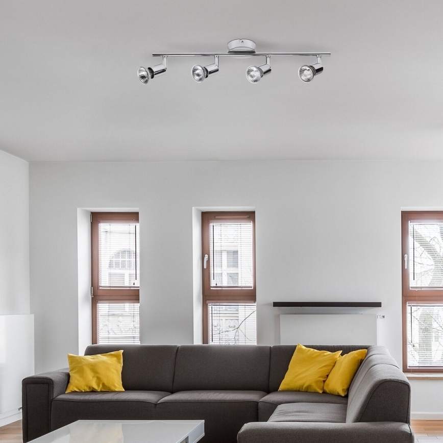 Rabalux - Φωτιστικό σποτ 4xGU10/50W/230V