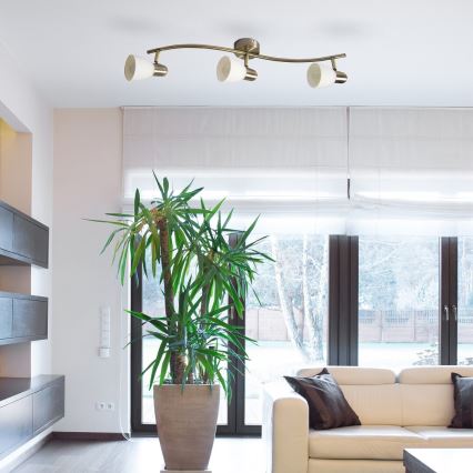 Rabalux - Φωτιστικό σποτ 3xE14/40W/230V