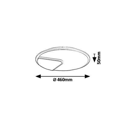 Rabalux 6329 - Φως οροφής LED BOSWELL LED/40W/230V