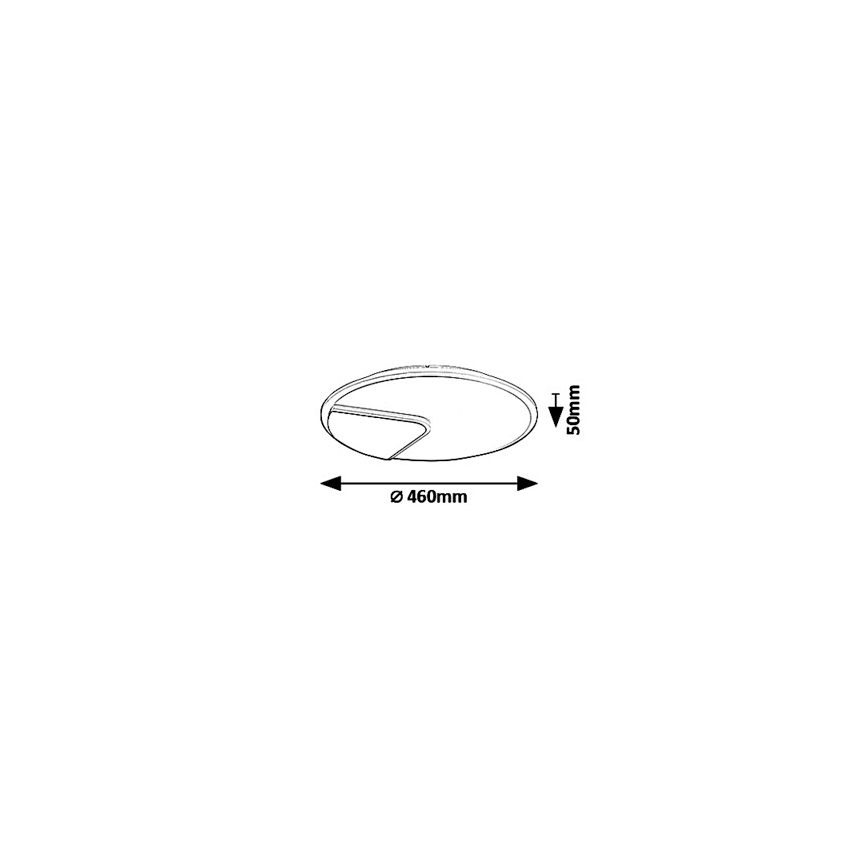 Rabalux 6329 - Φως οροφής LED BOSWELL LED/40W/230V