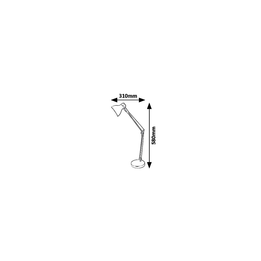 Rabalux 6409 - Επιτραπέζια λάμπα CARTER 1xE14/11W/230V