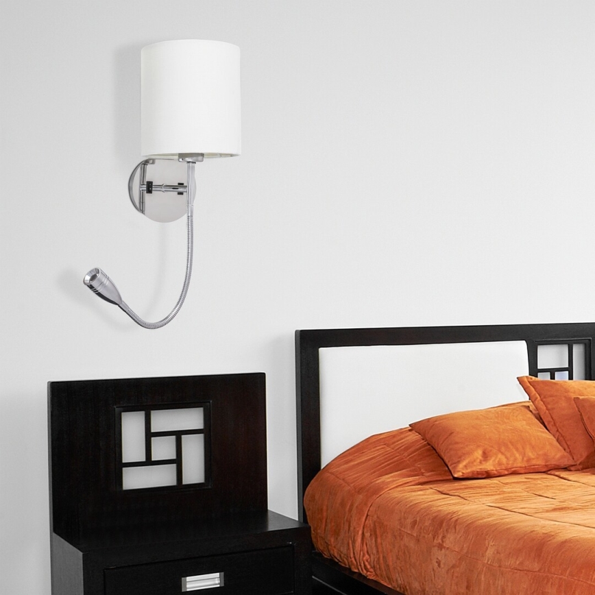 Rabalux - Φωτιστικό τοίχου 1xE27/40W+LED/3W