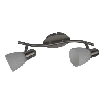Rabalux 6636 - Φωτιστικό σποτ HARMONY LUX 2xE14/40W/230V