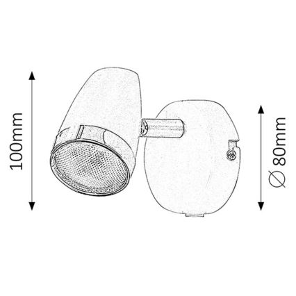 Rabalux - Φως σποτ LED LED/4W/230V