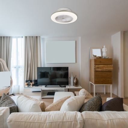 Rabalux - LED Dimmable φωτιστικό οροφής με ανεμιστήρα DALFON LED/36W/230V 3000-6000K + τηλεχειριστήριο