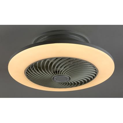 Rabalux - LED Dimmable φωτιστικό οροφής με ανεμιστήρα DALFON LED/36W/230V 3000-6000K + τηλεχειριστήριο