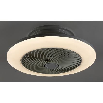 Rabalux - LED Dimmable φωτιστικό οροφής με ανεμιστήρα DALFON LED/36W/230V 3000-6000K + τηλεχειριστήριο