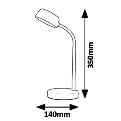 Rabalux 6778 - Επιτραπέζια λάμπα LED BERRY LED/4,5W/230V