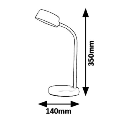 Rabalux 6779 - Επιτραπέζια λάμπα LED BERRY LED/4,5W/230V