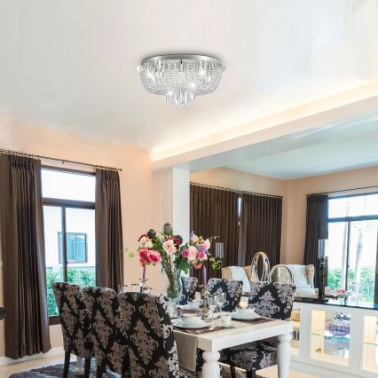 Rabalux - Φωτιστικό οροφής LARISHA 6xG9/40W/230V Ø 45 cm