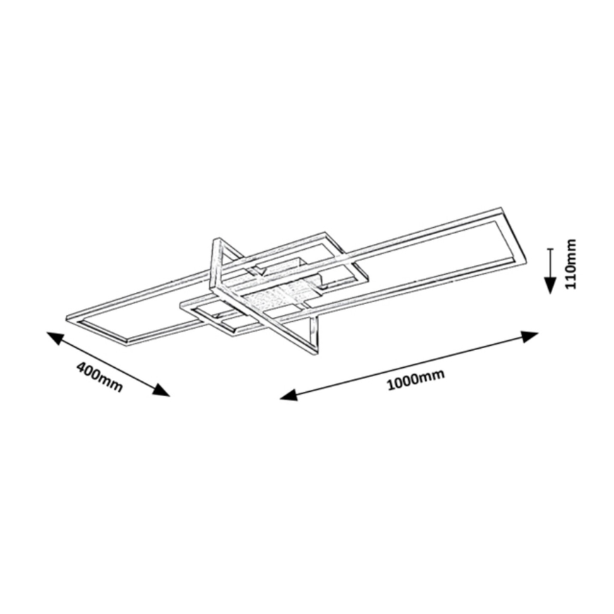 Rabalux - LED Dimmable φωτιστικό οροφής LED/35W/230V