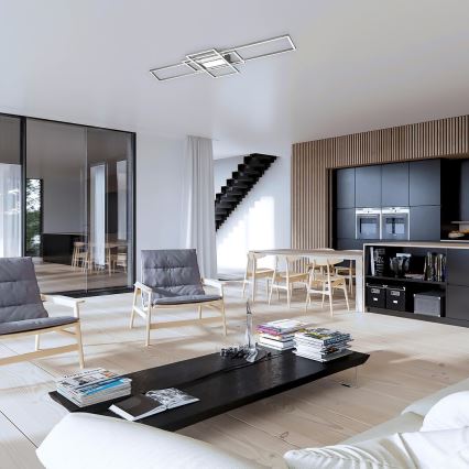 Rabalux - Ρυθμιζόμενο φωτιστικό οροφής LED/54W/230V 3000-6500K + τηλεχειριστήριο 42x105 cm