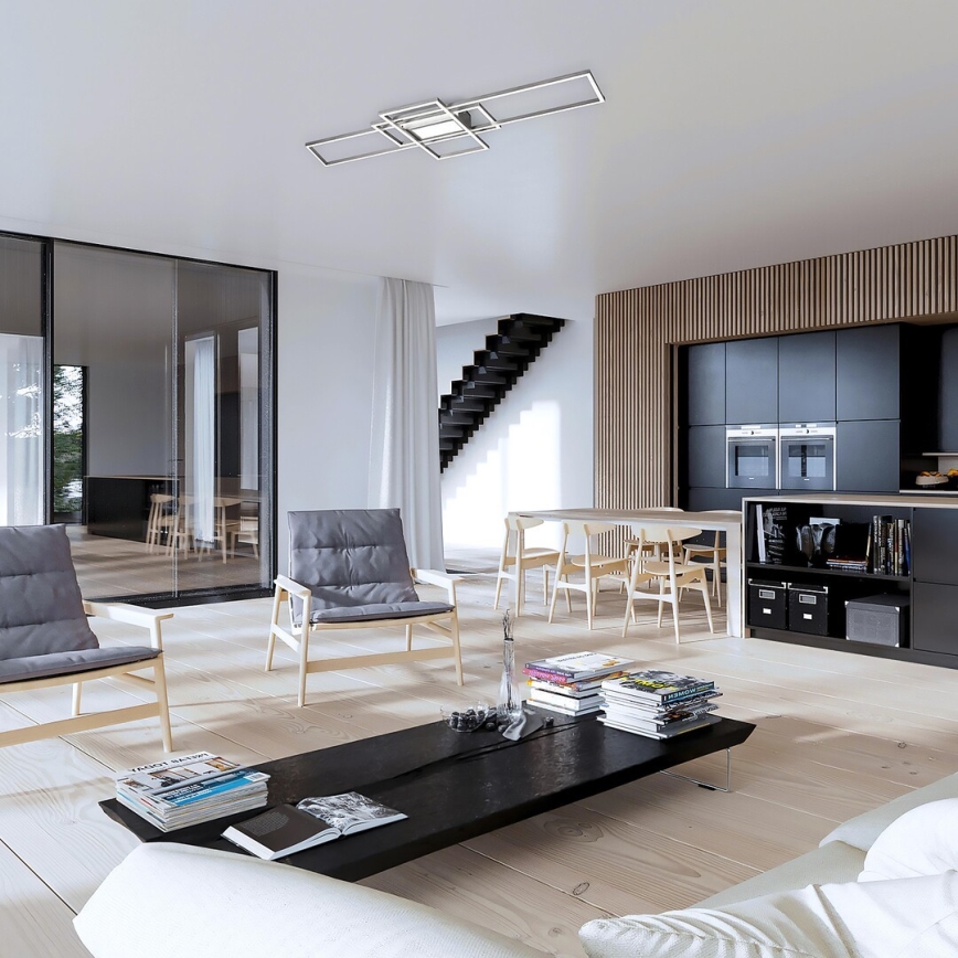 Rabalux - Ρυθμιζόμενο φωτιστικό οροφής LED/54W/230V 3000-6500K + τηλεχειριστήριο 42x105 cm