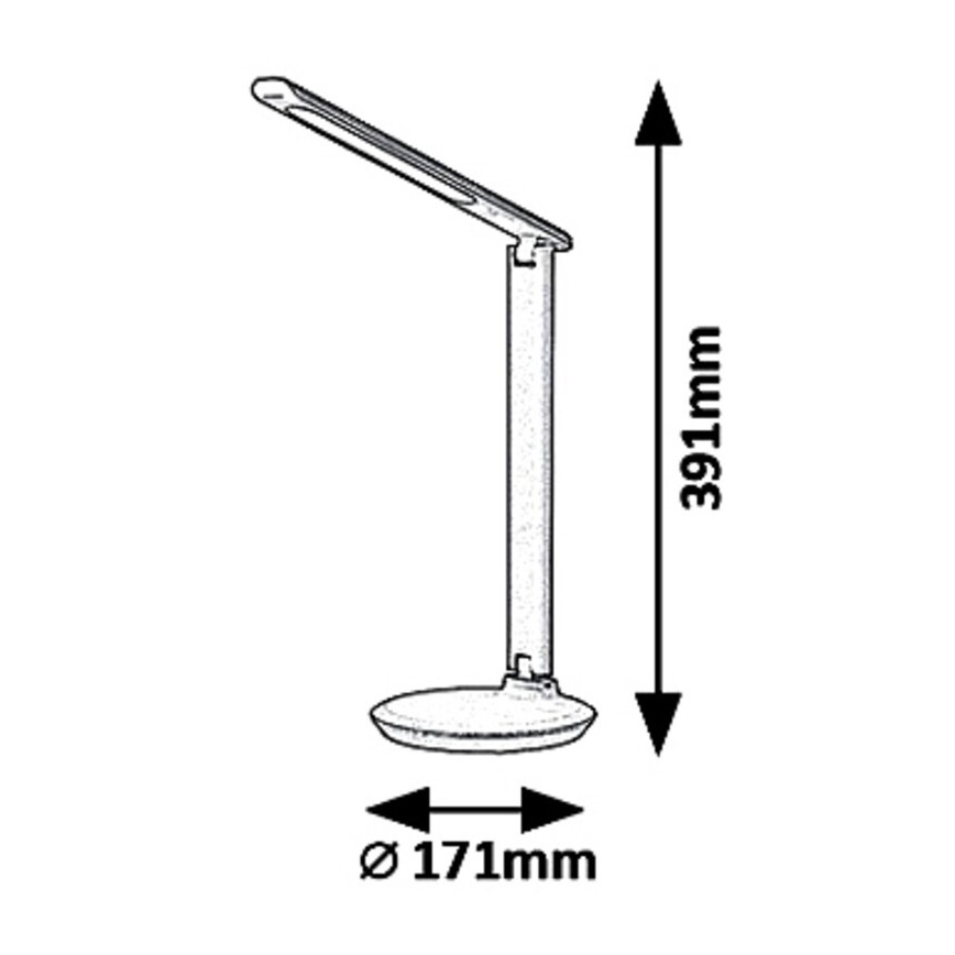 Rabalux 6979 - Επιτραπέζια λάμπα dimmer LED OSIAS LED/9W/230V