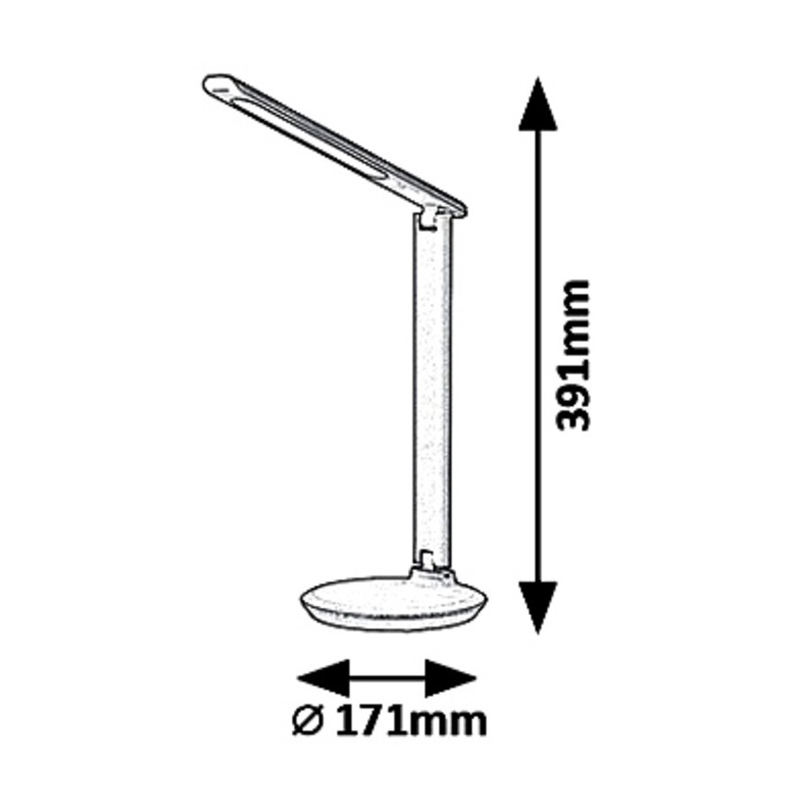 Rabalux 6980 - Επιτραπέζια λάμπα dimmer LED OSIAS LED/9W/230V