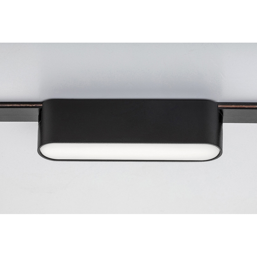 Rabalux - LED Φωτιστικό οροφής για μονοφασικό σύστημα ράγας LED/6W/24V 3000K 11,5 cm μαύρο