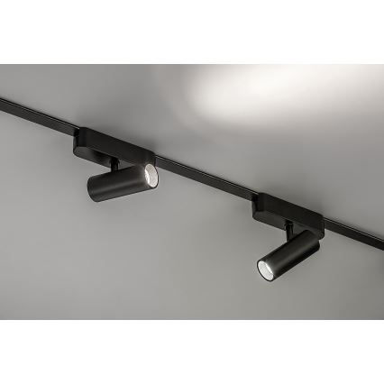 Rabalux - LED Σποτ για 1-φασική ράγα LED/6W/230V 4000K μαύρο