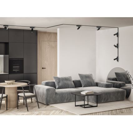 Rabalux - LED Σποτ για 1-φασική ράγα LED/10W/24V 4000K μαύρο