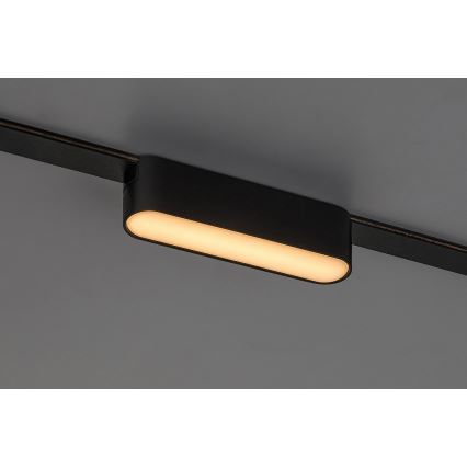 Rabalux - LED Dimmable φωτιστικό οροφής για μονοφασική ράγα LED/6W/24V 2700-5500K Wi-Fi Tuya 11,5 cm μαύρο
